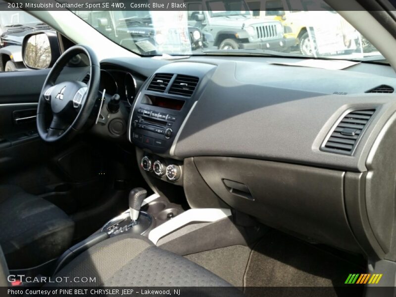 Cosmic Blue / Black 2012 Mitsubishi Outlander Sport SE 4WD