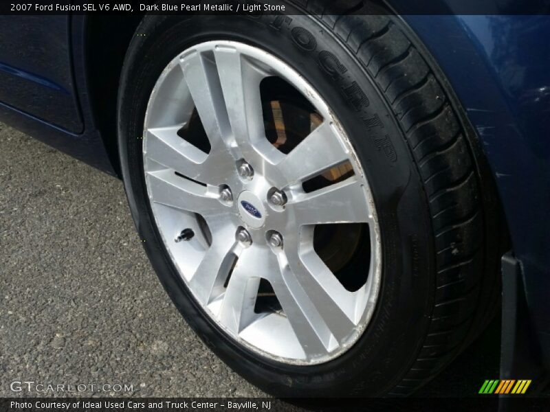 Dark Blue Pearl Metallic / Light Stone 2007 Ford Fusion SEL V6 AWD
