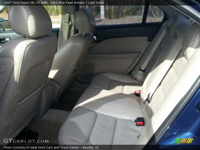 Dark Blue Pearl Metallic / Light Stone 2007 Ford Fusion SEL V6 AWD