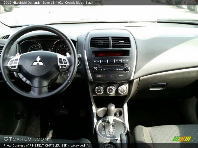 Cosmic Blue / Black 2012 Mitsubishi Outlander Sport SE 4WD