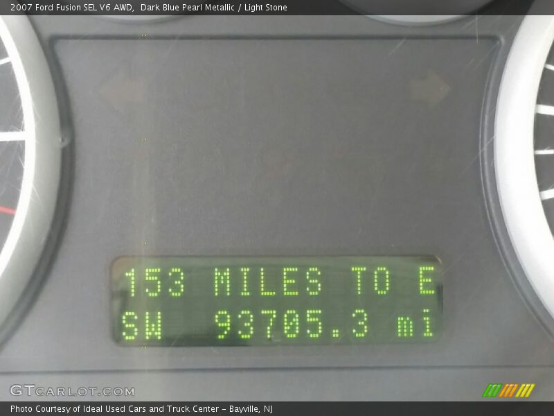 Dark Blue Pearl Metallic / Light Stone 2007 Ford Fusion SEL V6 AWD