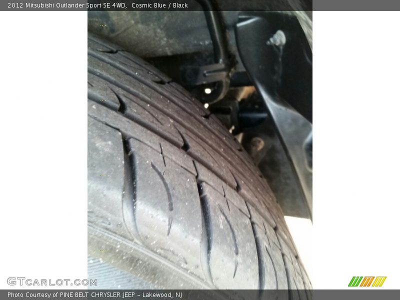 Cosmic Blue / Black 2012 Mitsubishi Outlander Sport SE 4WD