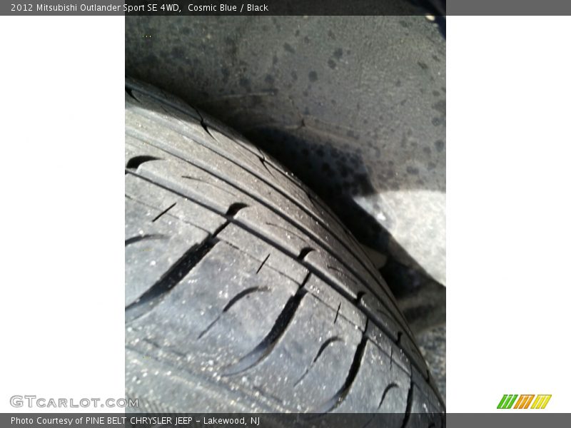 Cosmic Blue / Black 2012 Mitsubishi Outlander Sport SE 4WD