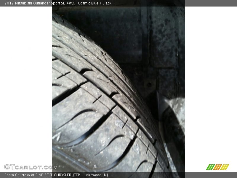 Cosmic Blue / Black 2012 Mitsubishi Outlander Sport SE 4WD