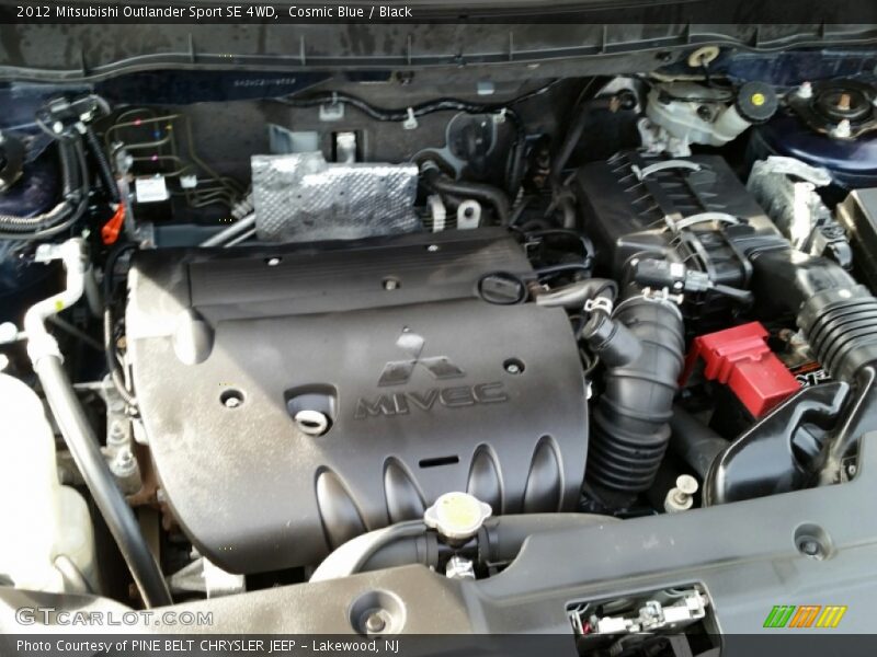 Cosmic Blue / Black 2012 Mitsubishi Outlander Sport SE 4WD