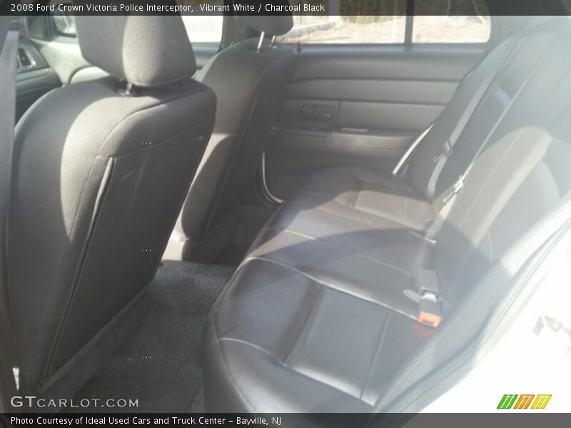 Vibrant White / Charcoal Black 2008 Ford Crown Victoria Police Interceptor