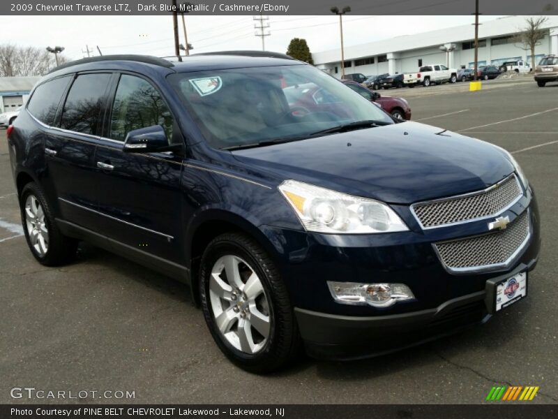 Dark Blue Metallic / Cashmere/Ebony 2009 Chevrolet Traverse LTZ