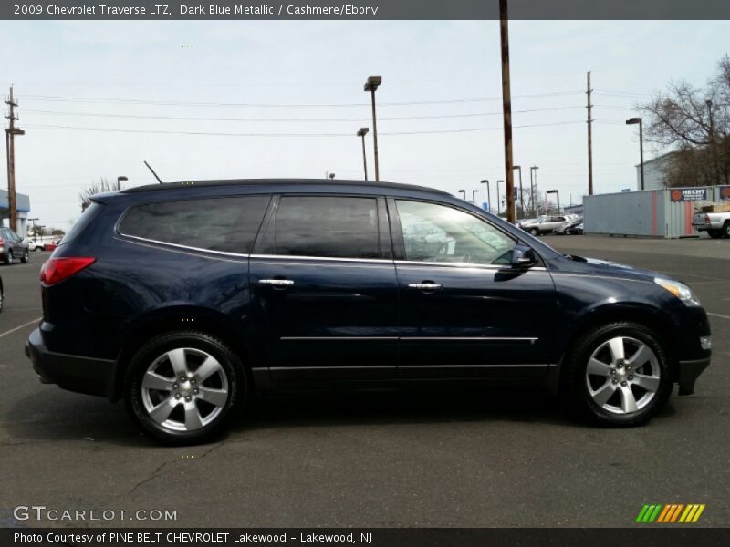 Dark Blue Metallic / Cashmere/Ebony 2009 Chevrolet Traverse LTZ