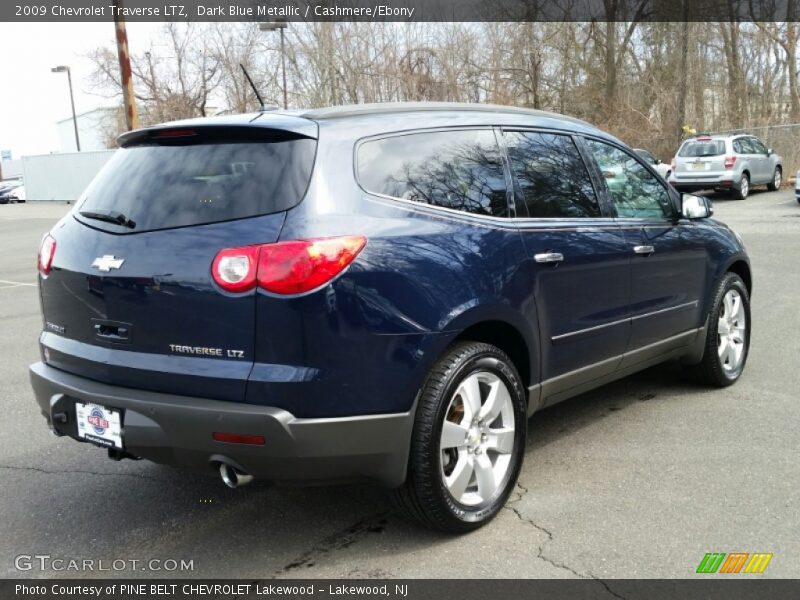 Dark Blue Metallic / Cashmere/Ebony 2009 Chevrolet Traverse LTZ