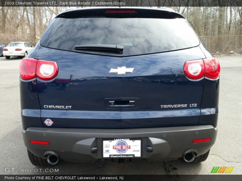 Dark Blue Metallic / Cashmere/Ebony 2009 Chevrolet Traverse LTZ