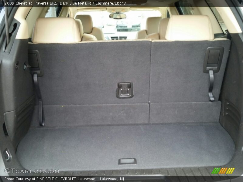 Dark Blue Metallic / Cashmere/Ebony 2009 Chevrolet Traverse LTZ