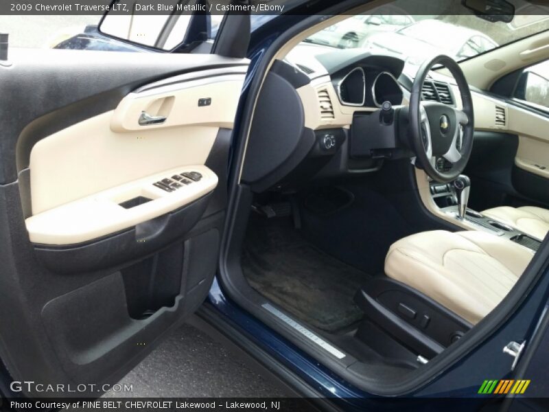 Dark Blue Metallic / Cashmere/Ebony 2009 Chevrolet Traverse LTZ