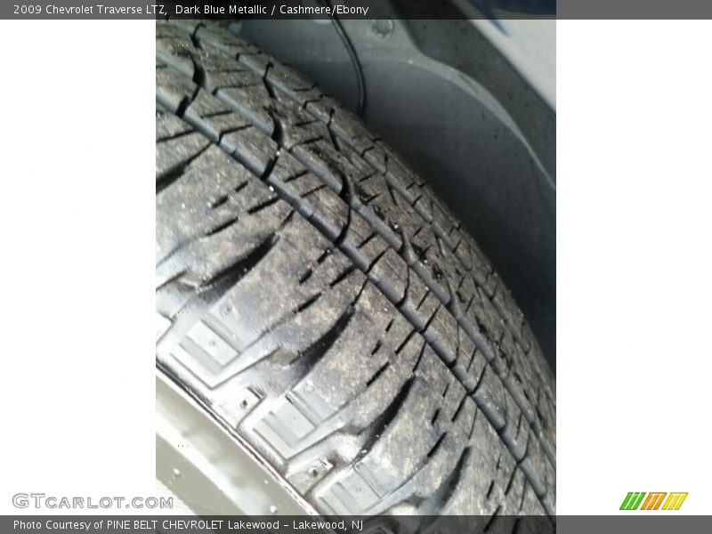 Dark Blue Metallic / Cashmere/Ebony 2009 Chevrolet Traverse LTZ