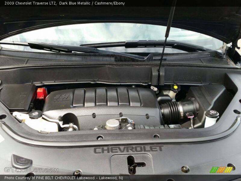 Dark Blue Metallic / Cashmere/Ebony 2009 Chevrolet Traverse LTZ