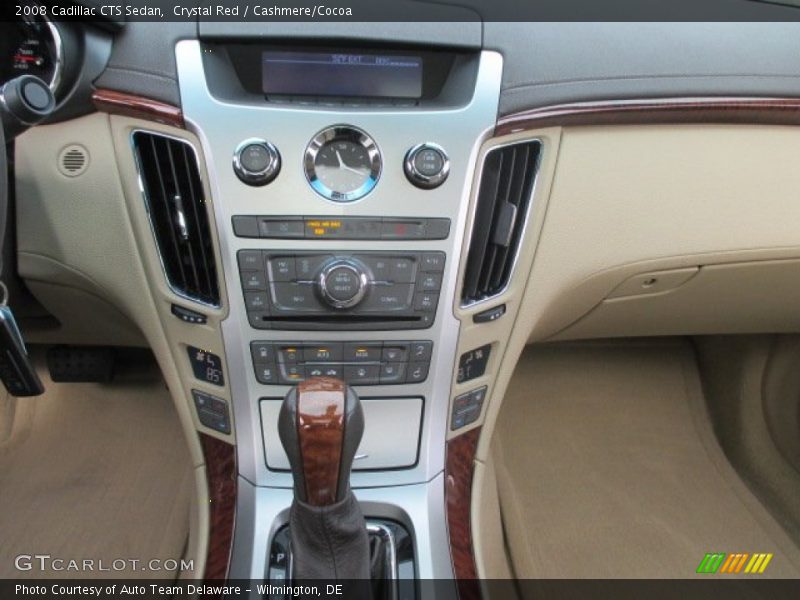 Crystal Red / Cashmere/Cocoa 2008 Cadillac CTS Sedan