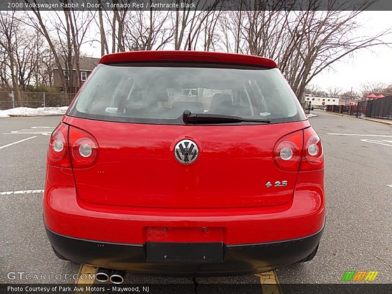 Tornado Red / Anthracite Black 2008 Volkswagen Rabbit 4 Door