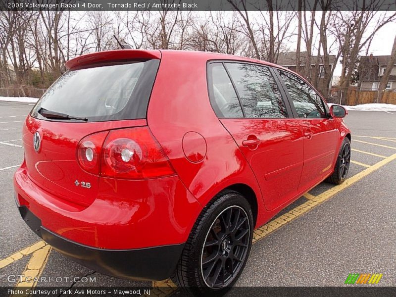 Tornado Red / Anthracite Black 2008 Volkswagen Rabbit 4 Door