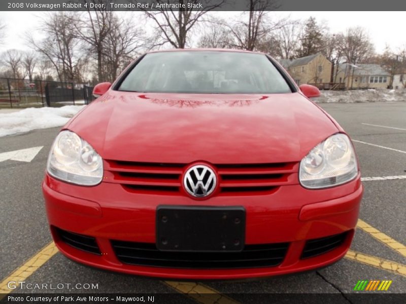 Tornado Red / Anthracite Black 2008 Volkswagen Rabbit 4 Door