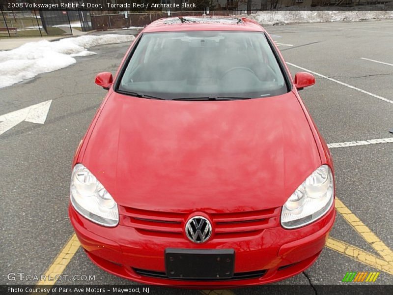 Tornado Red / Anthracite Black 2008 Volkswagen Rabbit 4 Door