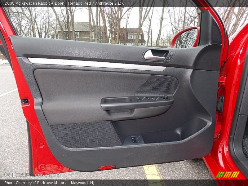 Tornado Red / Anthracite Black 2008 Volkswagen Rabbit 4 Door