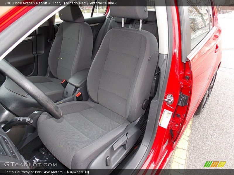 Tornado Red / Anthracite Black 2008 Volkswagen Rabbit 4 Door