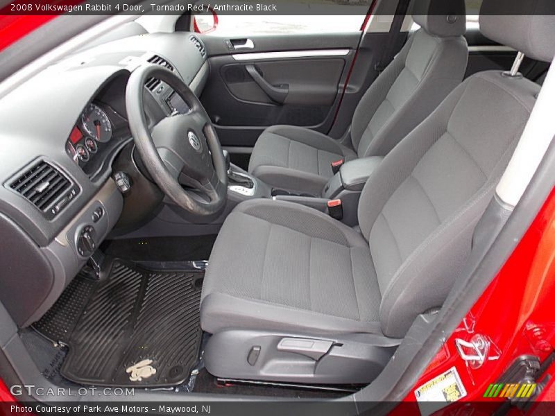 Tornado Red / Anthracite Black 2008 Volkswagen Rabbit 4 Door