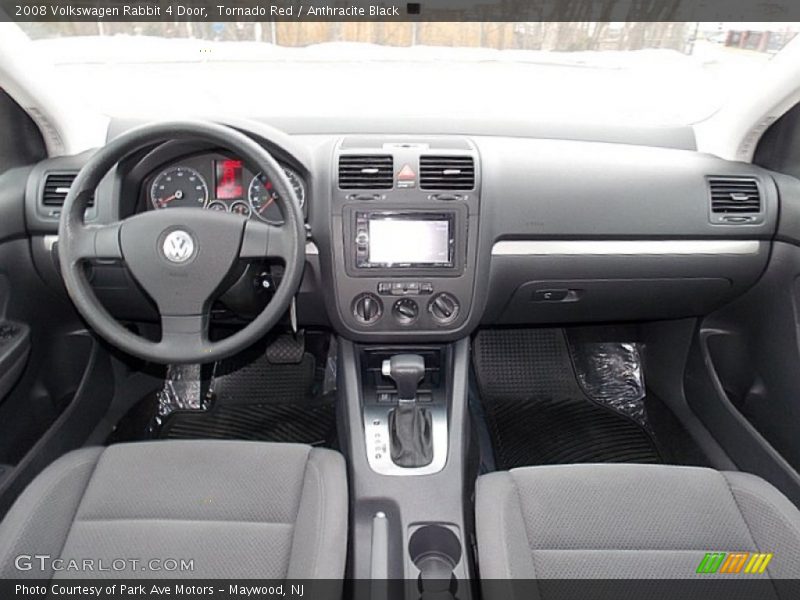 Tornado Red / Anthracite Black 2008 Volkswagen Rabbit 4 Door