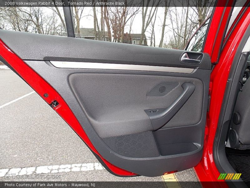 Tornado Red / Anthracite Black 2008 Volkswagen Rabbit 4 Door