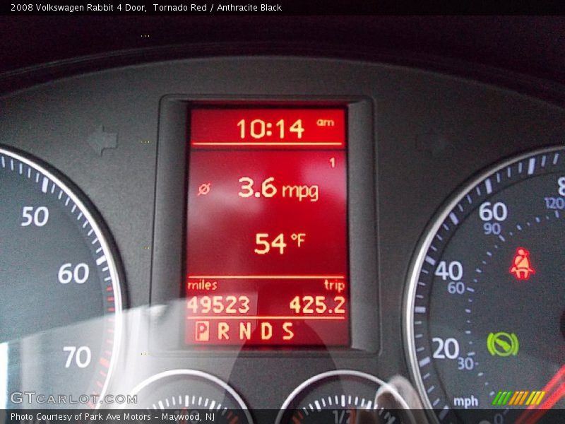 Tornado Red / Anthracite Black 2008 Volkswagen Rabbit 4 Door