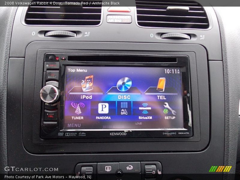 Tornado Red / Anthracite Black 2008 Volkswagen Rabbit 4 Door