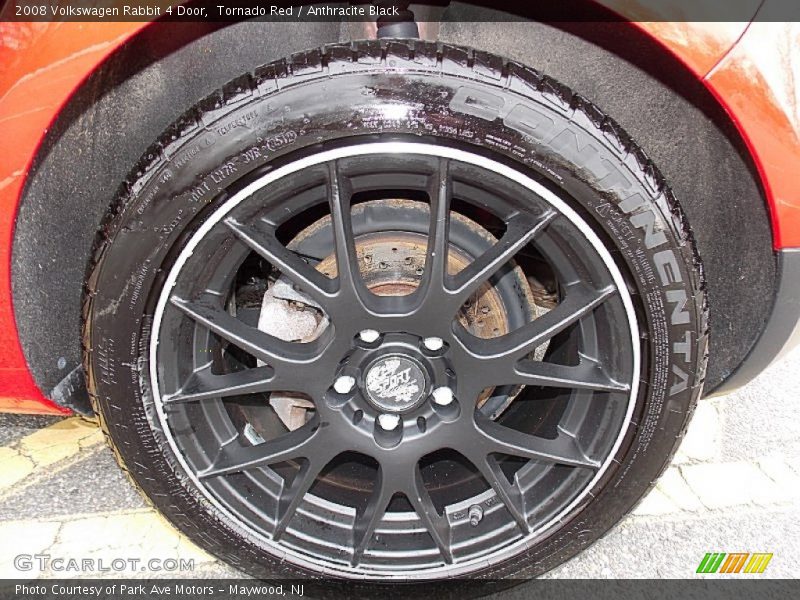 Tornado Red / Anthracite Black 2008 Volkswagen Rabbit 4 Door