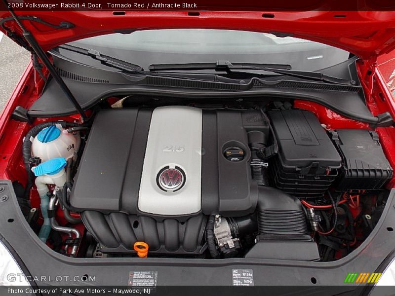  2008 Rabbit 4 Door Engine - 2.5L DOHC 20V 5 Cylinder