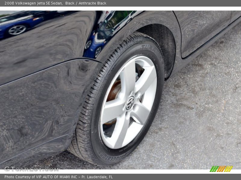 Black / Anthracite Black 2008 Volkswagen Jetta SE Sedan