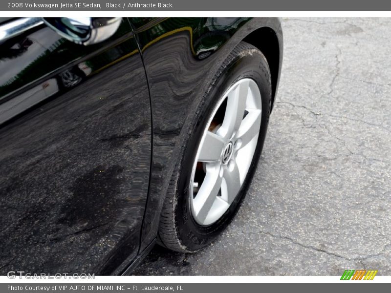 Black / Anthracite Black 2008 Volkswagen Jetta SE Sedan