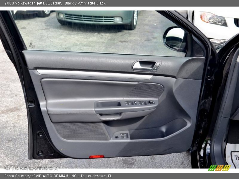 Black / Anthracite Black 2008 Volkswagen Jetta SE Sedan