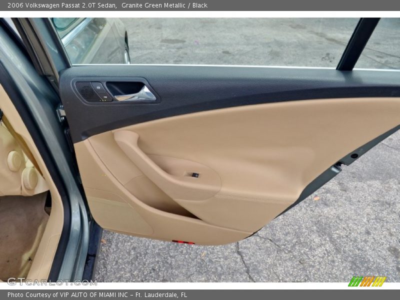 Granite Green Metallic / Black 2006 Volkswagen Passat 2.0T Sedan