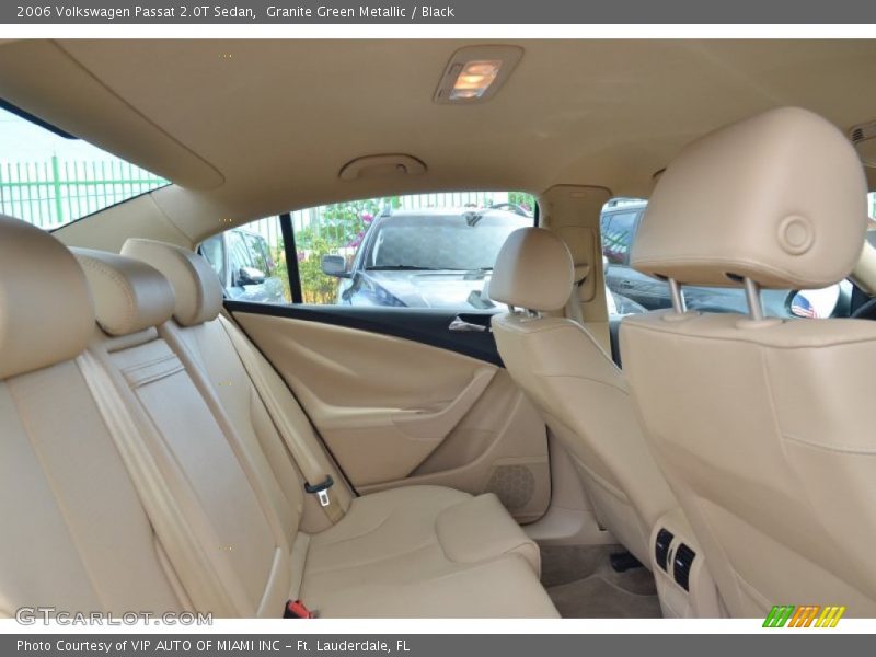Granite Green Metallic / Black 2006 Volkswagen Passat 2.0T Sedan
