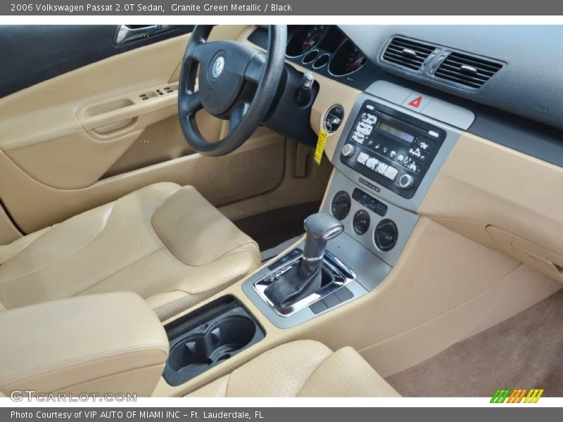 Granite Green Metallic / Black 2006 Volkswagen Passat 2.0T Sedan