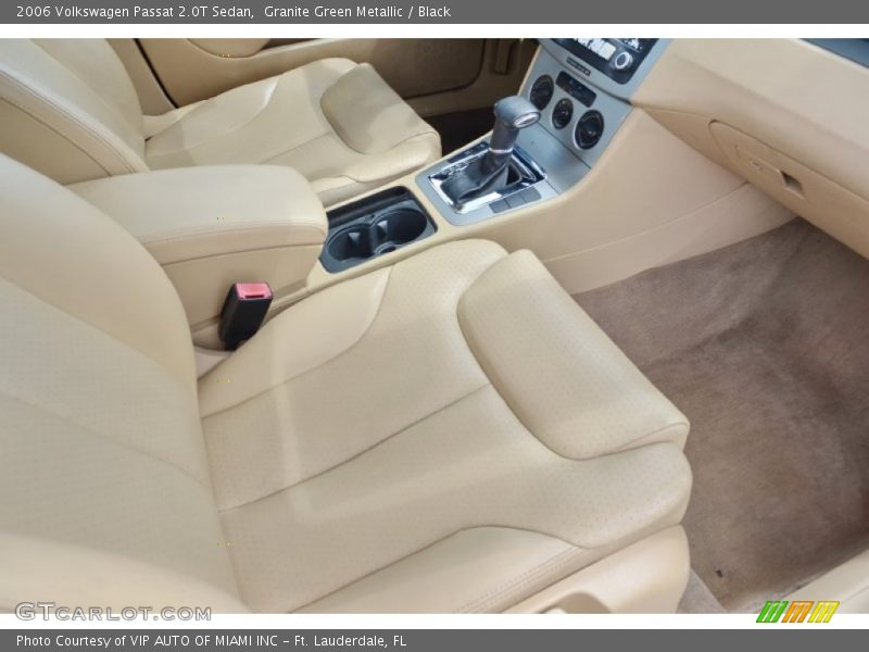 Granite Green Metallic / Black 2006 Volkswagen Passat 2.0T Sedan