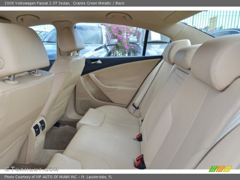 Granite Green Metallic / Black 2006 Volkswagen Passat 2.0T Sedan