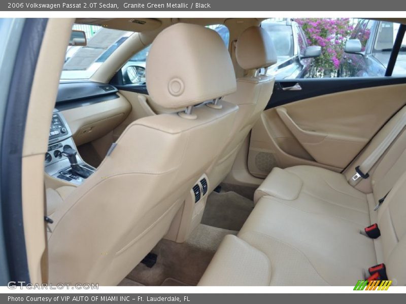 Granite Green Metallic / Black 2006 Volkswagen Passat 2.0T Sedan