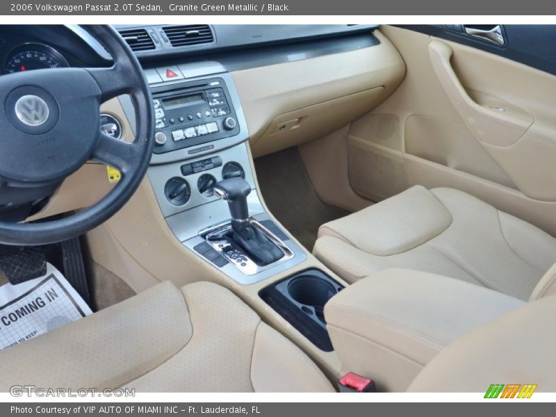 Granite Green Metallic / Black 2006 Volkswagen Passat 2.0T Sedan