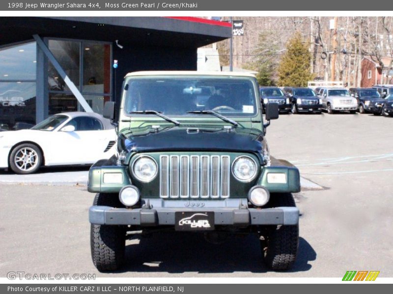 Moss Green Pearl / Green/Khaki 1998 Jeep Wrangler Sahara 4x4