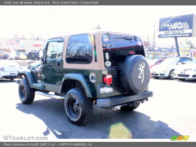 Moss Green Pearl / Green/Khaki 1998 Jeep Wrangler Sahara 4x4