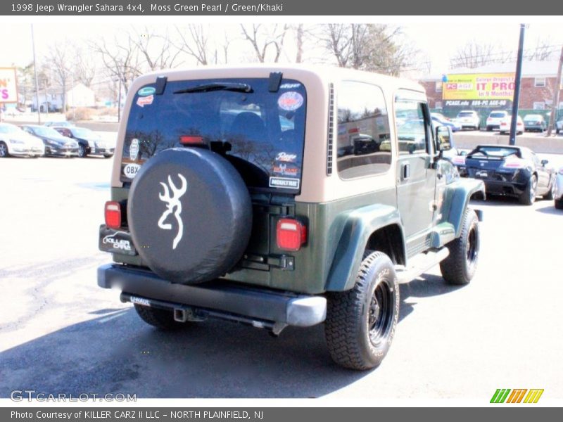 Moss Green Pearl / Green/Khaki 1998 Jeep Wrangler Sahara 4x4