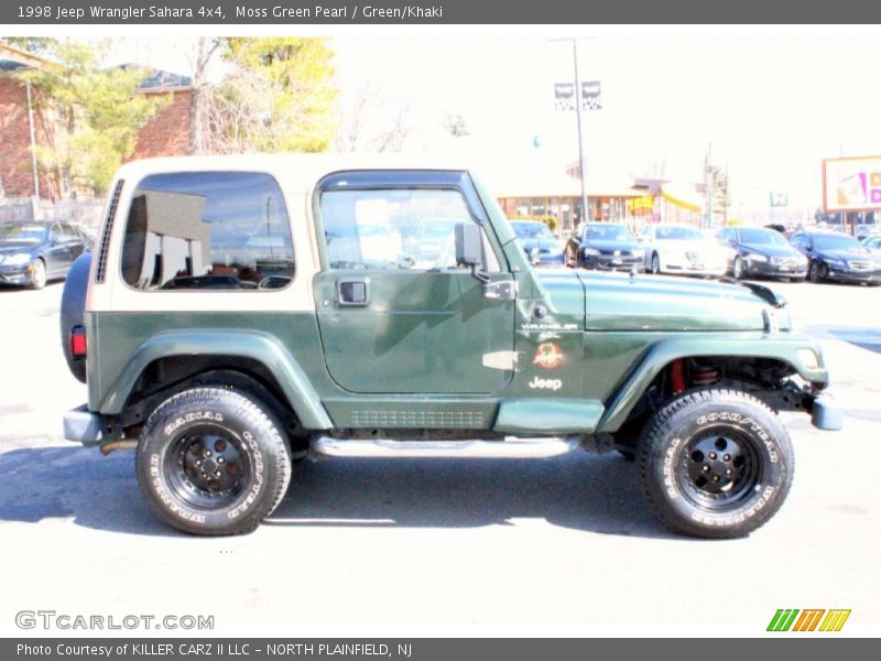 Moss Green Pearl / Green/Khaki 1998 Jeep Wrangler Sahara 4x4