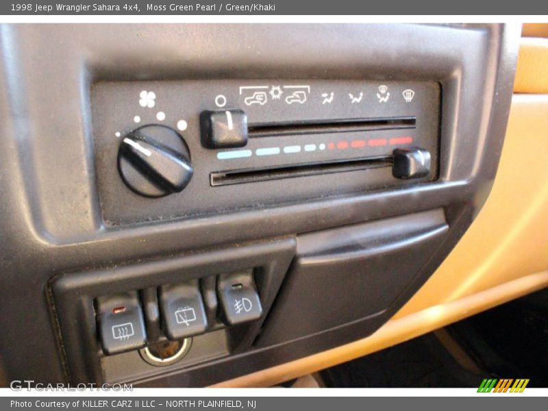 Moss Green Pearl / Green/Khaki 1998 Jeep Wrangler Sahara 4x4
