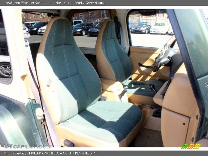 Moss Green Pearl / Green/Khaki 1998 Jeep Wrangler Sahara 4x4