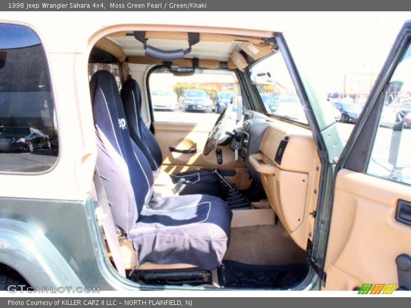 Moss Green Pearl / Green/Khaki 1998 Jeep Wrangler Sahara 4x4