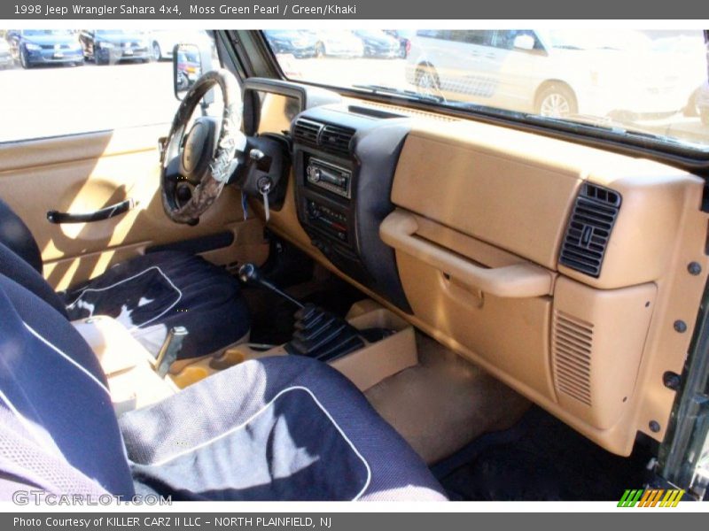 Moss Green Pearl / Green/Khaki 1998 Jeep Wrangler Sahara 4x4